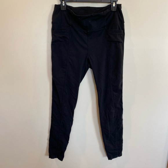 Athleta Metro Legging Pants High Waist 4 Pocket Size Large Black - Picture 1 of 7